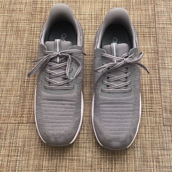 OrthoFeet Hands Free Slip Resistant Men’s Sneakers Gray Size 13 D Medium EUC - Picture 1 of 13
